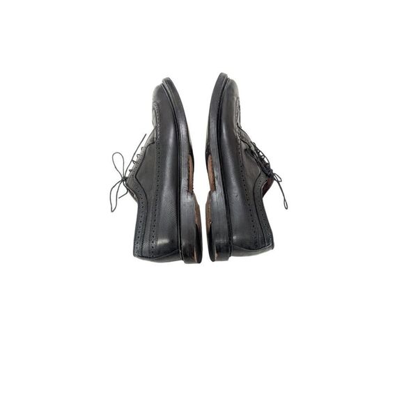 Brooks Brothers Mens Pebble Grain Leather Wingtip Brogue Derby‎ Black Size 12 main image 5
